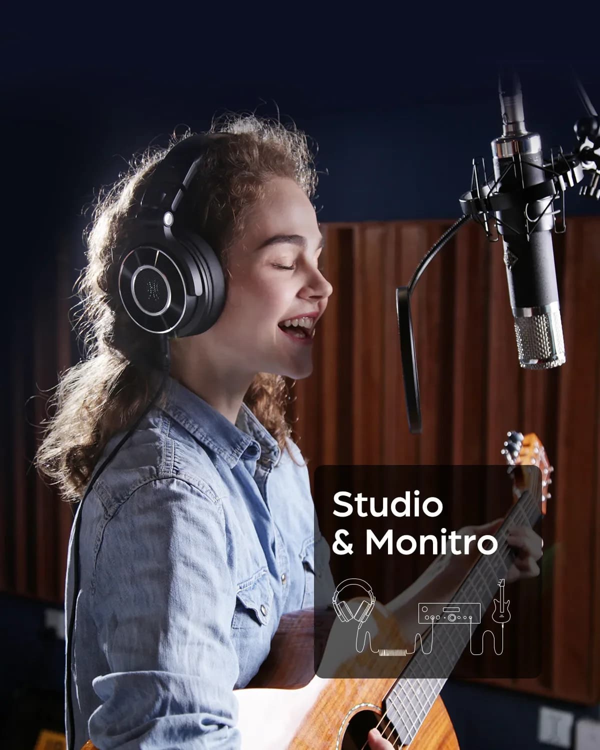 Oneodio Monitor 60 casque HiFi filaire casque DJ de Studio professionnel casque stéréo sur l'oreille