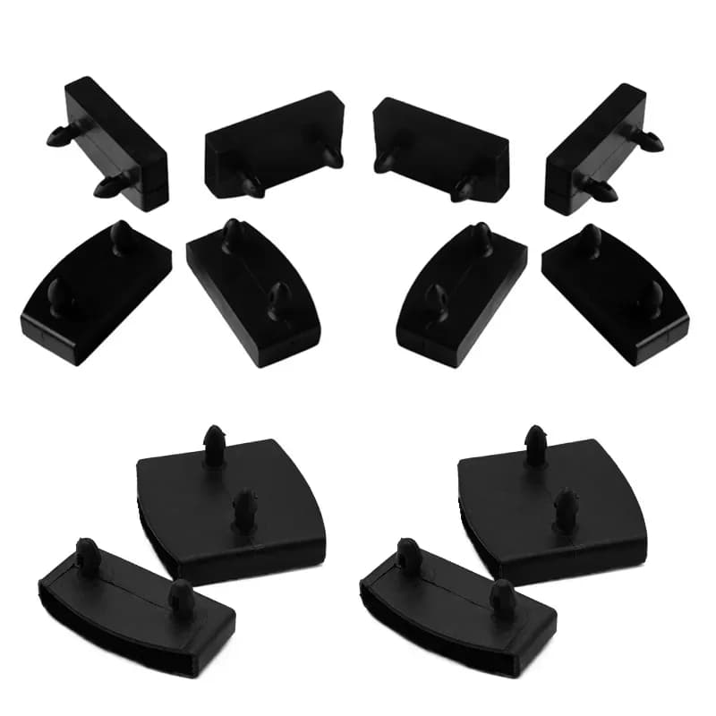 Supports d'extrémité de lattes de lit en plastique, supports pour fixer les lattes en bois, base de