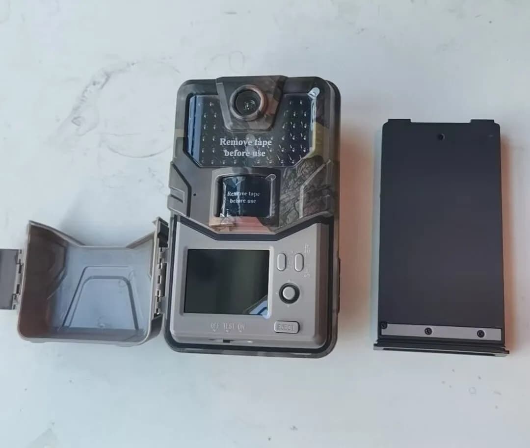 Caméra de surveillance de chasse 4K 30MP WiFi avec diffusion en direct, batterie au lithium 5000 mAh