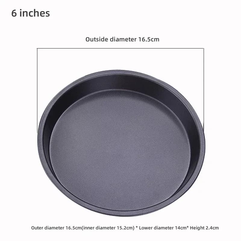 Moule à Pizza de cuisine, ustensiles en acier au carbone, plateau à Pizza rond, plateau de cuisson r
