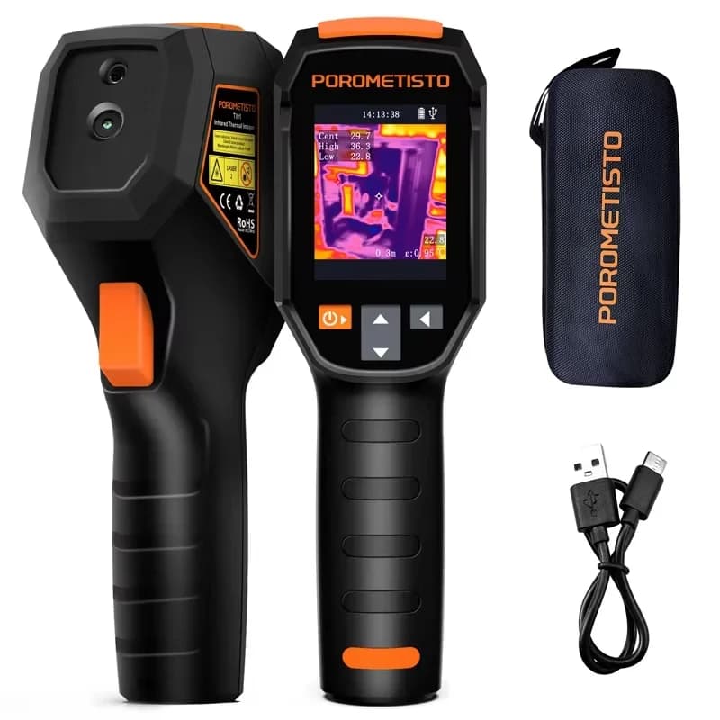 Caméra thermique TI01 240x240, caméra thermique portable -20 ℃ ~550 ℃ Thermomètre infrarouge pour