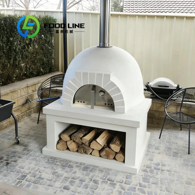 Four à pizza industriel italien, four à bois en briques pour l'extérieur, prix pour un usage domesti