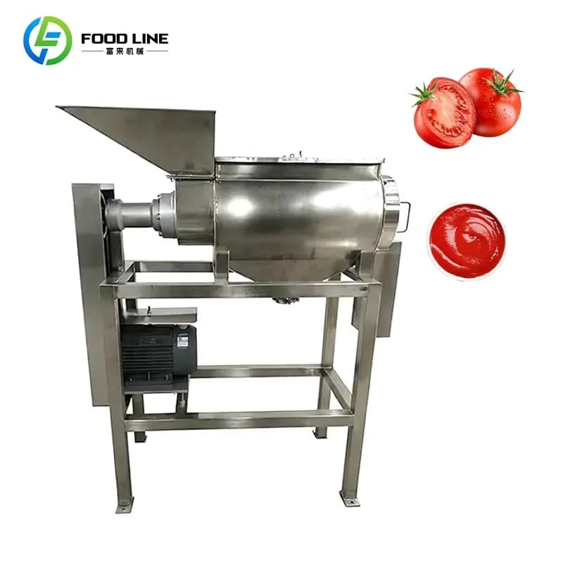 Ligne de production de pâte de tomate en conserve, machine de traitement du ketchup avec équipement