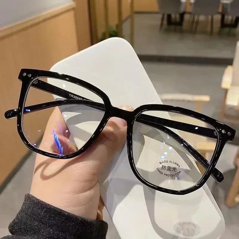 Vintage Transparent ordinateur lunettes cadre femmes hommes Anti lumière bleue lunettes carrées bloc