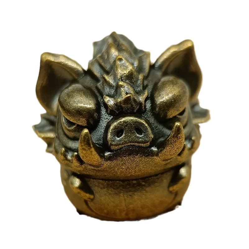 EDC-Paracorde d'extérieur en laiton, sanglier, perles de couteau, bracelets faits à la main, ULparap