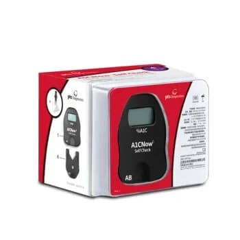 Exp:Maximum PTS Diagnostics HbA1c Now + System Kit professionnel de test à domicile pour diabétique,