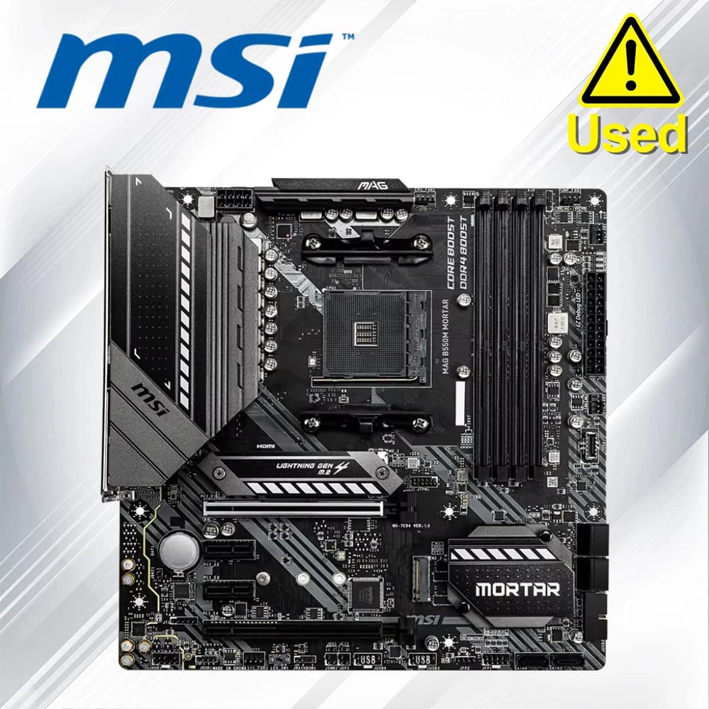 MSI AM4 AMD Micro ATX carte mère MAG B550M MORTAR AM4 AMD B550 Micro ATX AMD carte mère