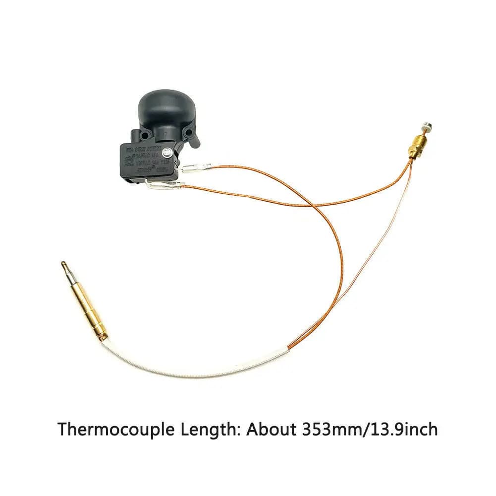 Thermocouple et interrupteur d'inclinaison pour interrupteur de décharge de chauffage, chauffage au