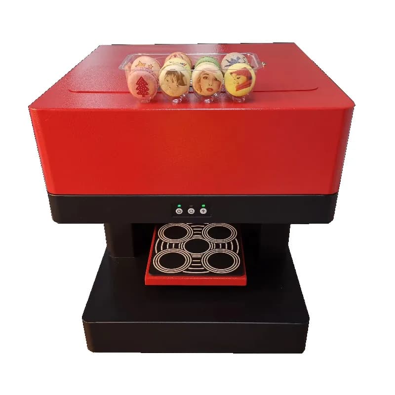 Imprimante à café comestible automatique professionnelle 4 tasses pour l'art de la mousse de cappucc