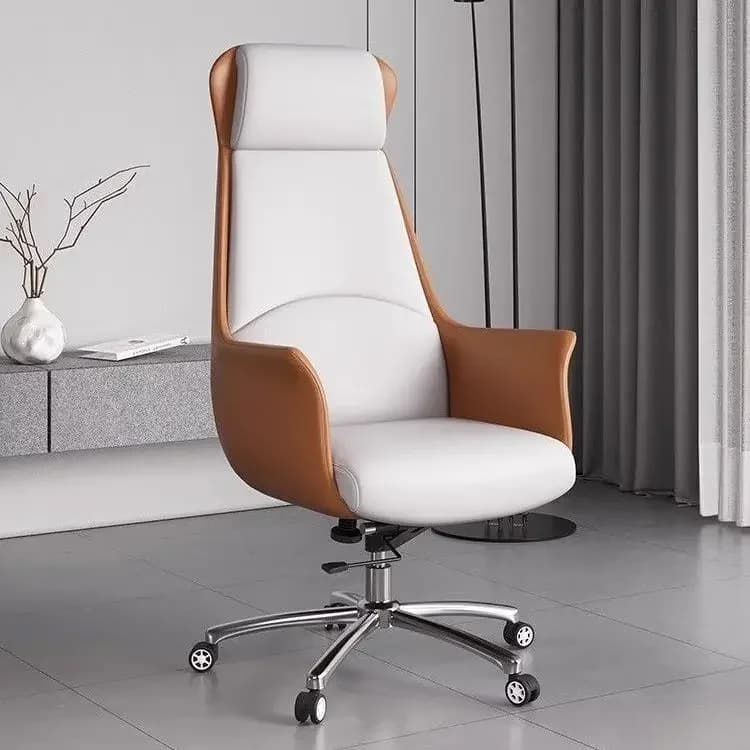 Chaises de bureau en cuir avec ascenseurs rotatifs, chaises d'ordinateur et chaises de sport électro
