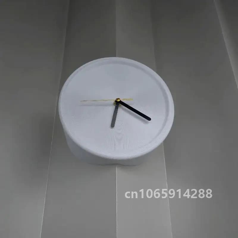 Horloges murales d'angle de 8 pouces, horloge artistique murale minimaliste, mécanisme de chambre à
