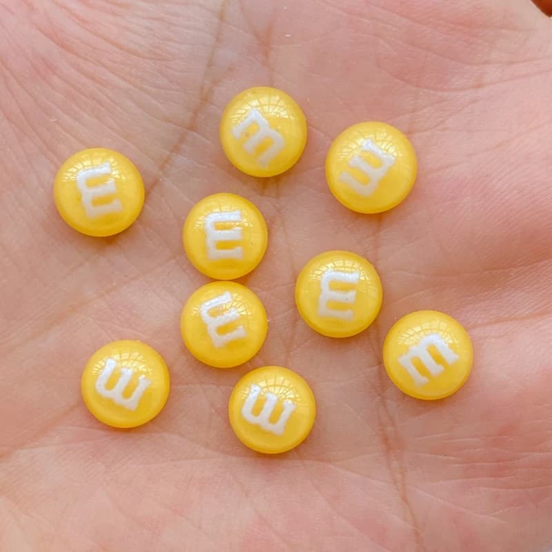 50pcs mignon 8mm mixte Mini bonbons ongles strass gemmes paillettes Nail Art bijoux manucure ongles