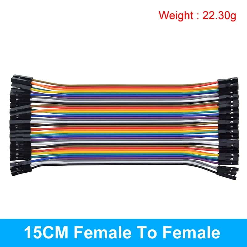 Câble pour fil de raccordement Dupont pour Dupont 15CM mâle à mâle + femelle à mâle + femelle à feme