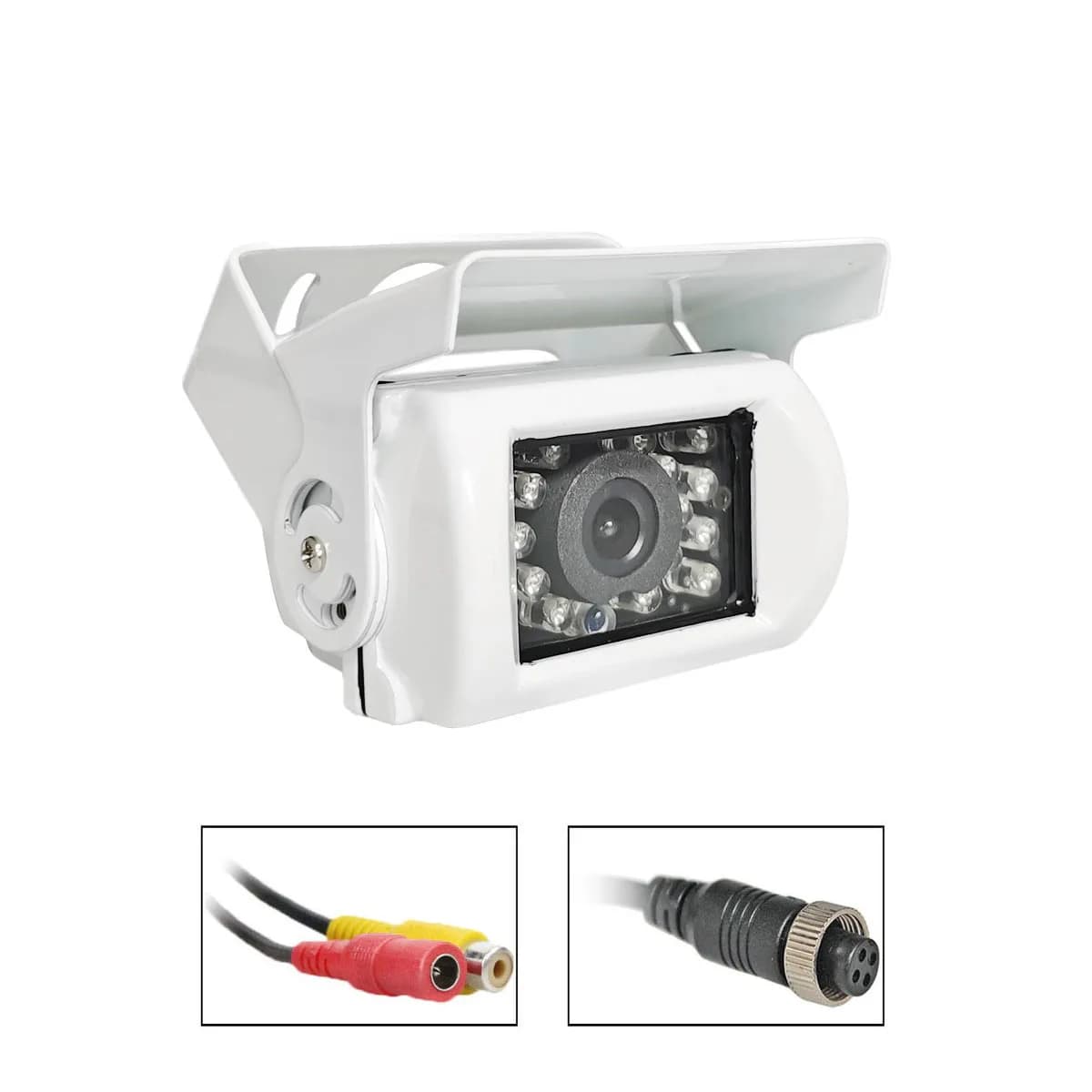 DIYKIT 4PIN RCA HD CCD IR Vision nocturne voiture vue arrière caméra de stationnement de recul pour