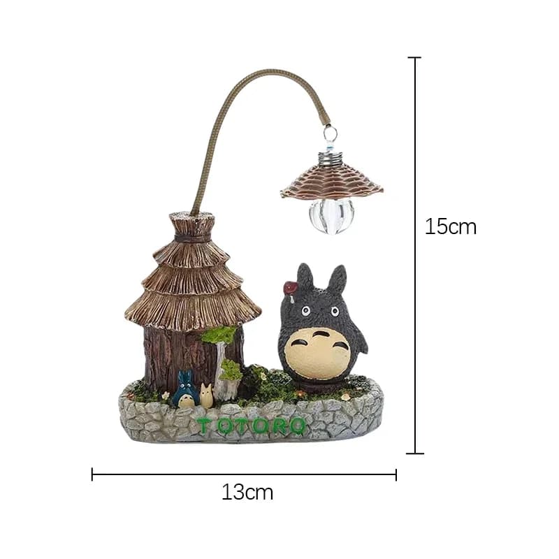Créativité LED lampe de bureau Anime Totoro dessin animé avec ampoules veilleuse pour chambre chevet