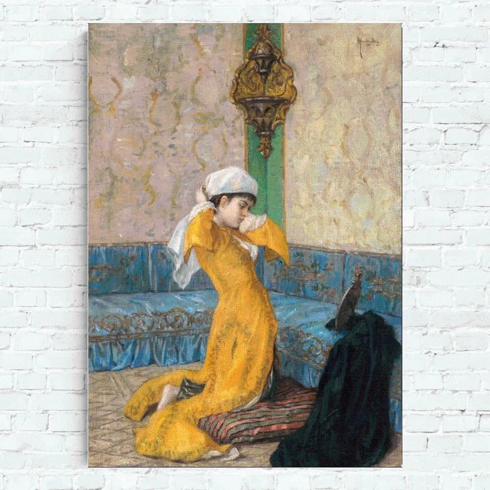 Affiche murale Osman Hamdi Bey, peinture d'art pour la décoration de la maison, du bureau, de la cha