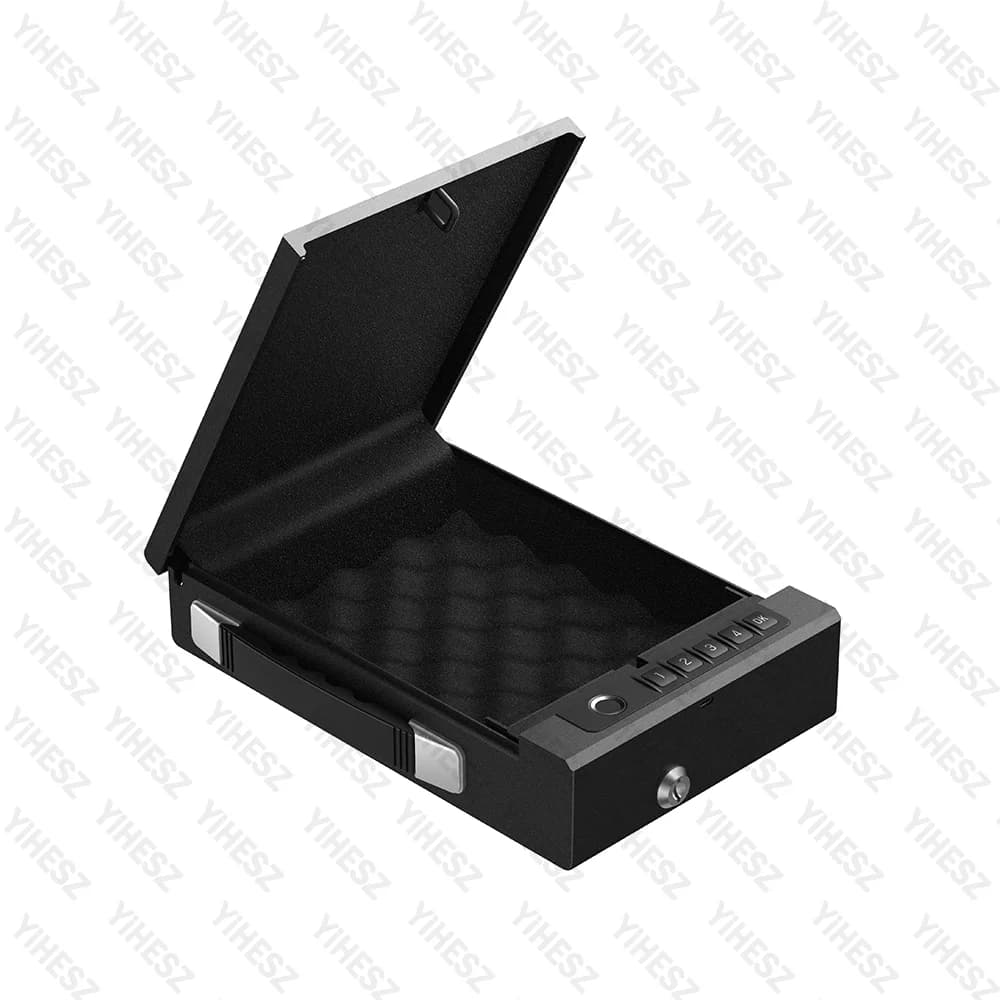 Nouveau Tuya Portable pistolet coffre-fort technologie biométrique APP/mot de passe/empreintes digit