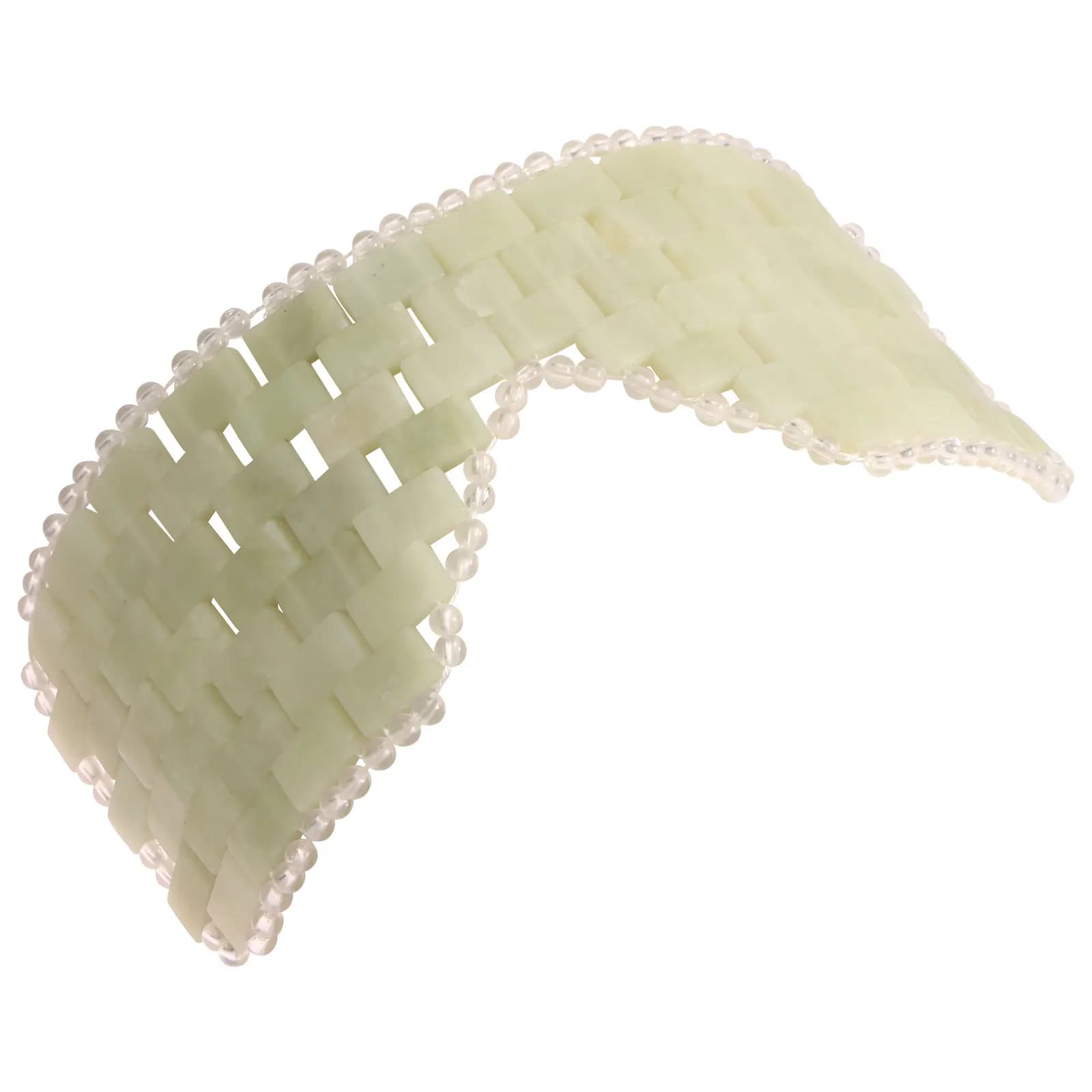 Masque pour les yeux en Jade Portable, masque Facial en pierre de Jade, confortable, vert, rafraîchi