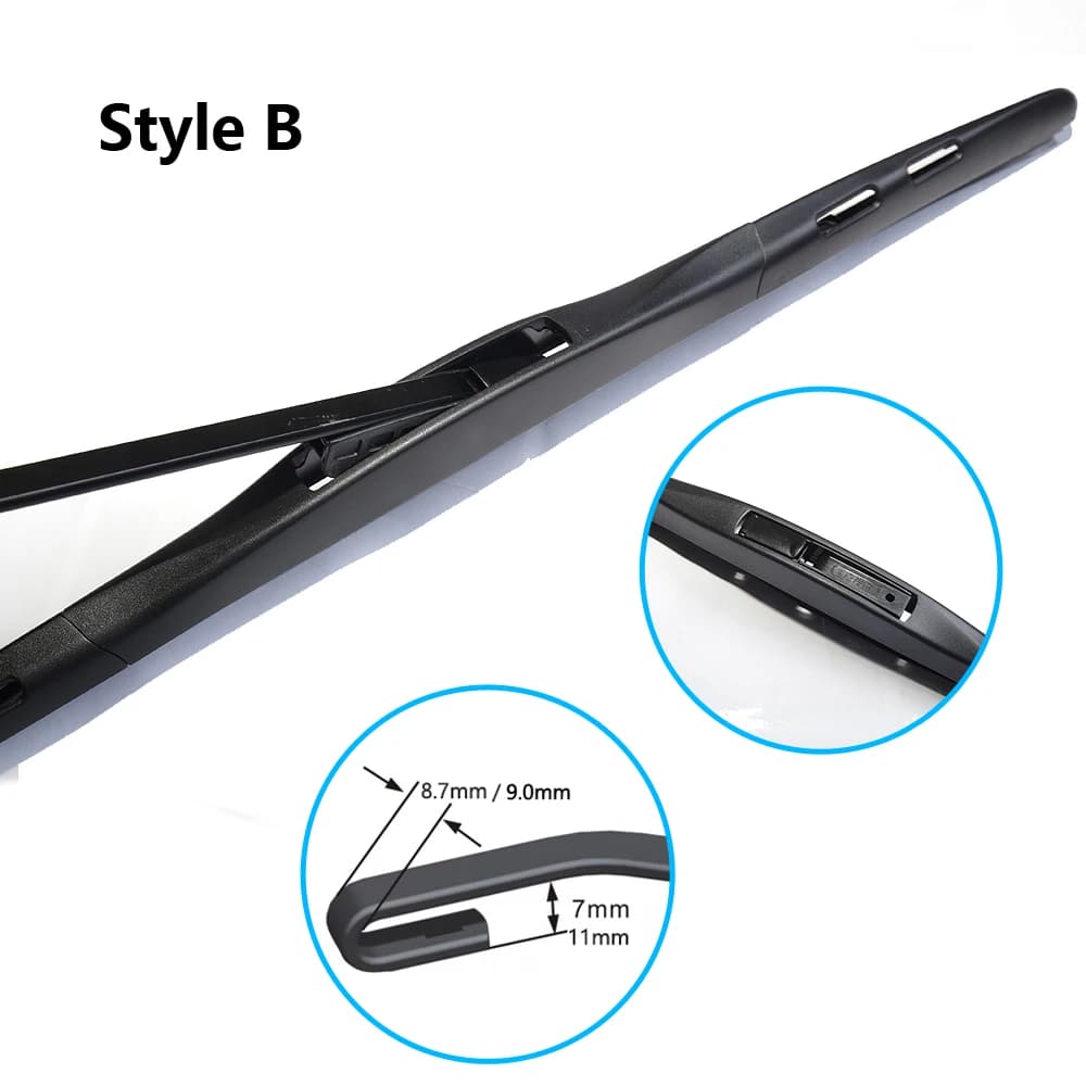 2 lames d'essuie-glace pour Jeep Grand Cherokee WJ WG MK2 1999 ~ 2004, brosses de coupe, pare-brise