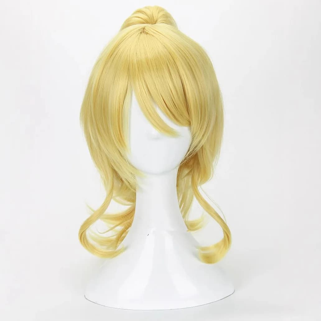 Anime LoveLive! Love Live Ellie Cosplay perruque femmes perruques dorées avec queue de cheval Eli Ay