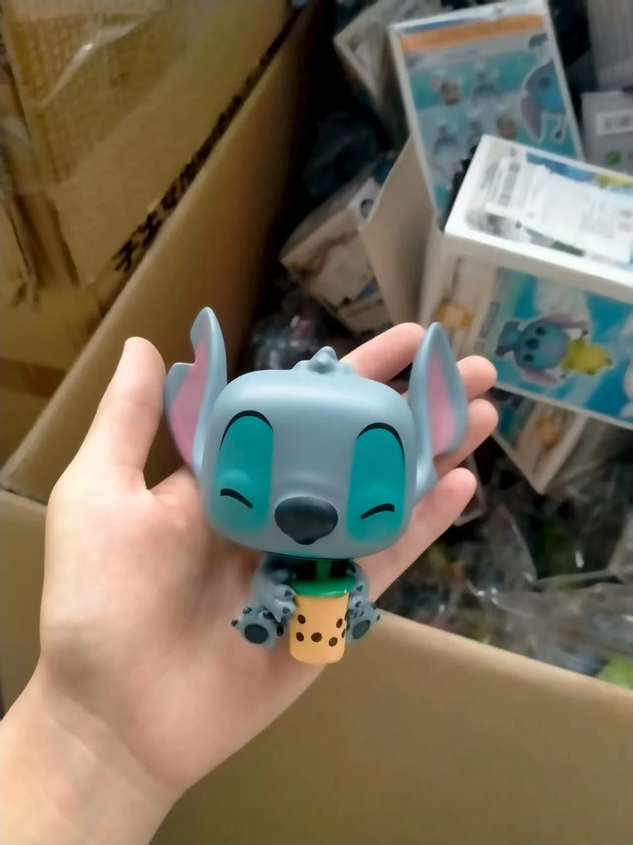 Figurine Stitch de Noël, jouet de collection, figurine d'action, décoration de gâteau, jouet d'anniv
