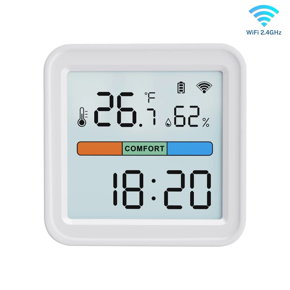 Tuya WIFI capteur de température et d'humidité hygromètre thermomètre maison intelligente rétro-écla
