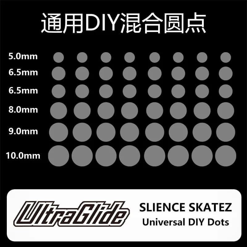 Patins de souris Ultraglide, petits points ronds en téflon PTFE, patins de souris pour tapis de verr
