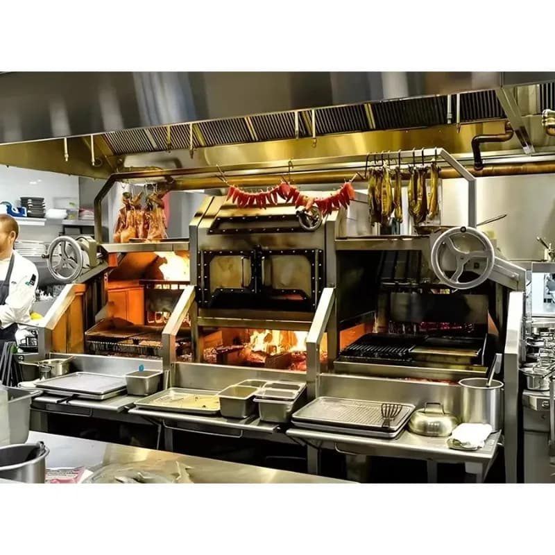 Machine à kebab à usage commercial, style turc, avec corps en acier inoxydable, pour les magasins de