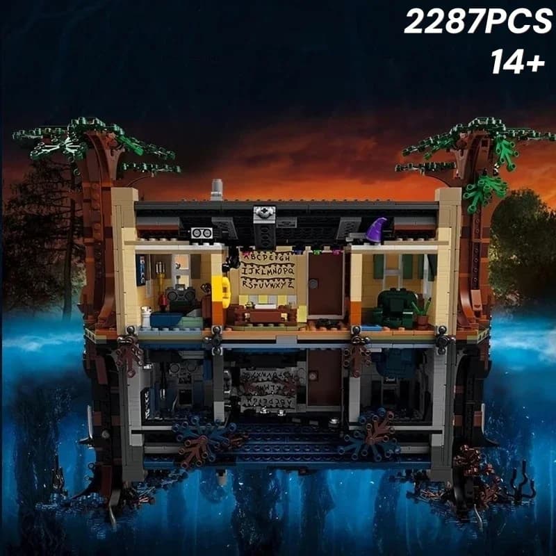 En stock 2287 pièces Blocs de construction sur le thème de l'histoire étrange Le monde à l'envers Mo
