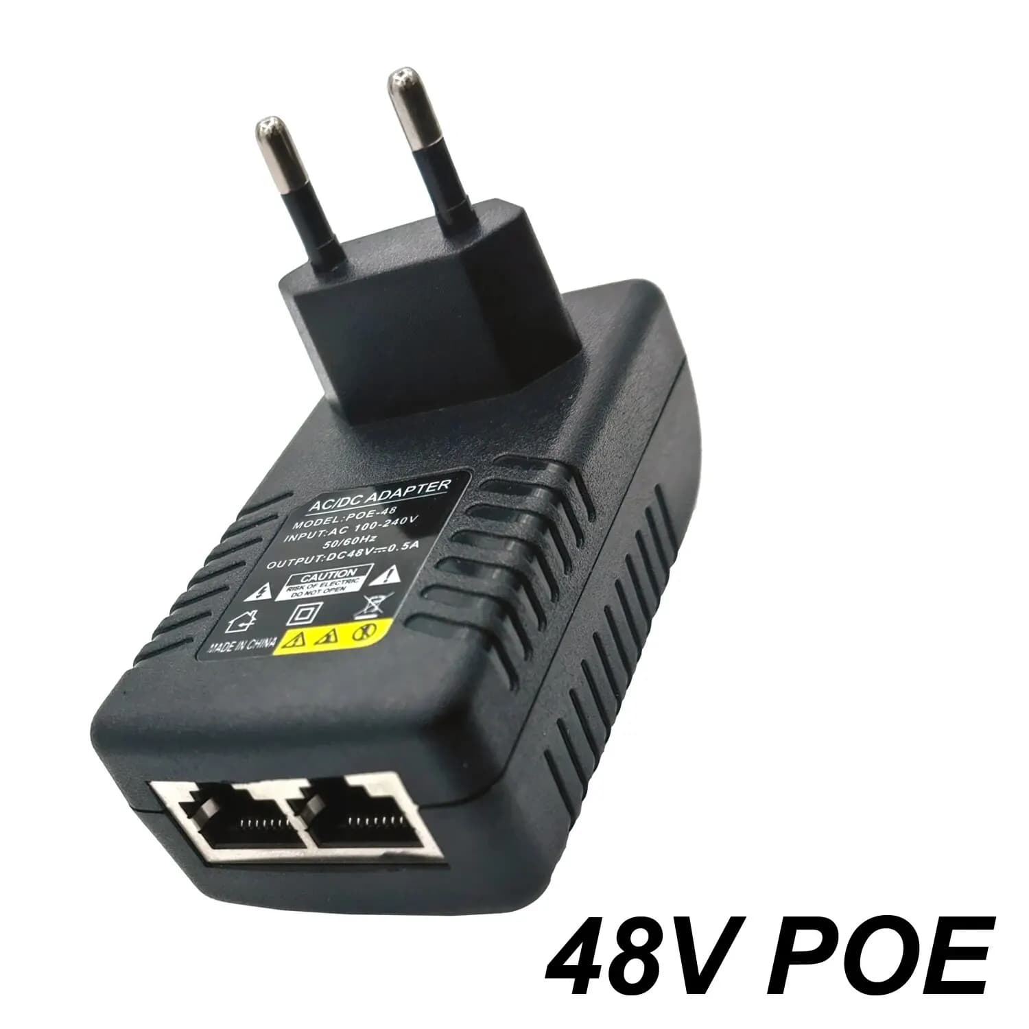 Adaptateur d'alimentation POE pour Surveillance de sécurité CCTV, 48V, 0,5 a, prise ue/US pour injec