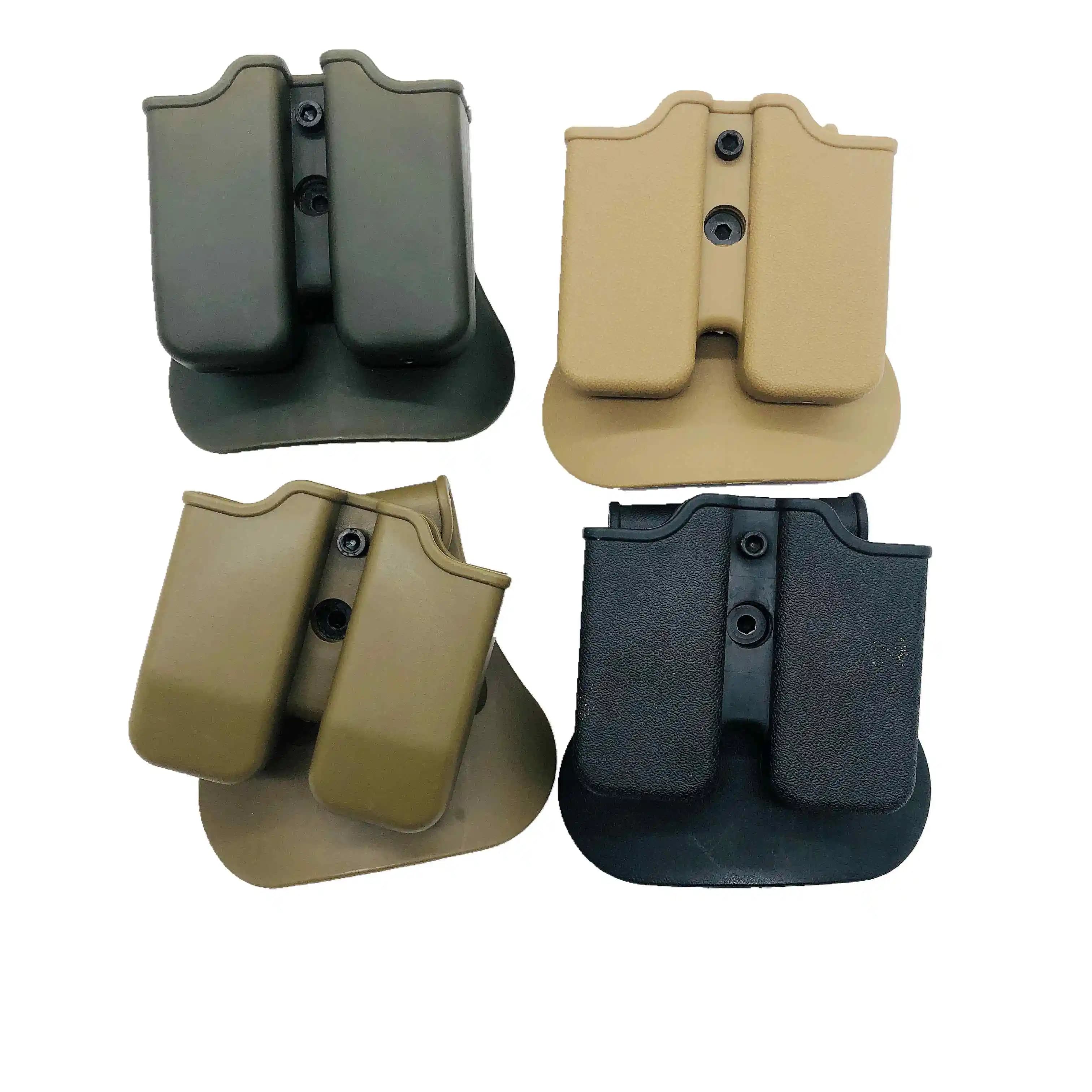 Étui tactique Double pour magazines, support universel pour pile magnétique de calibre 9mm.40, avec