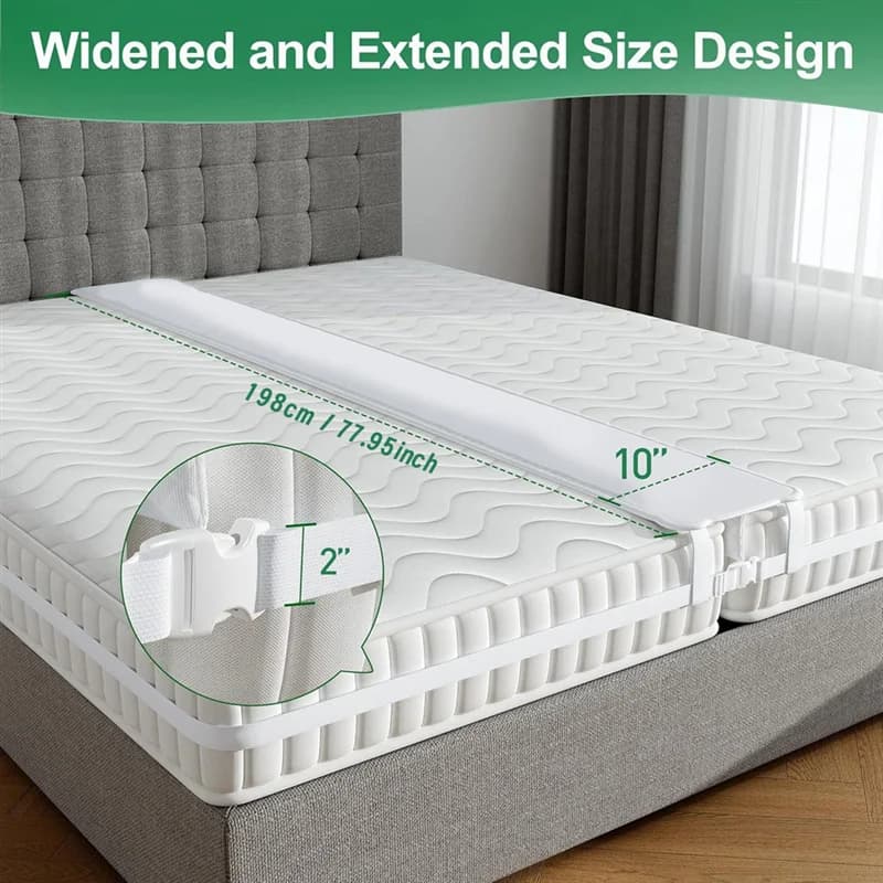AA19 10 "pont de lit Extra large connecteur de lit de matelas réglable pour séjour, chambre familial