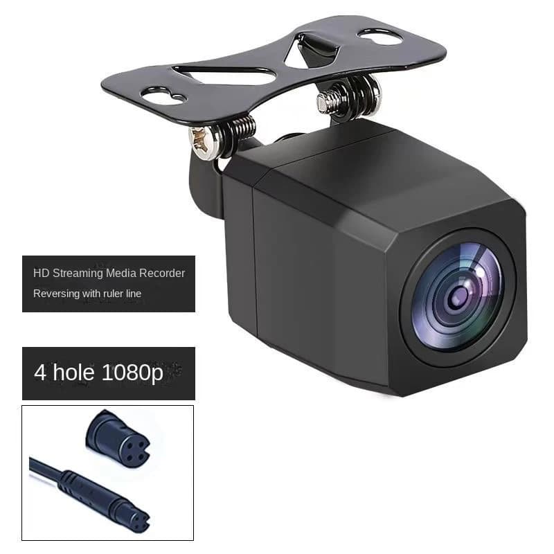 Caméra de recul HD pour voiture, vision nocturne infrarouge 4 broches 1080P, étanche