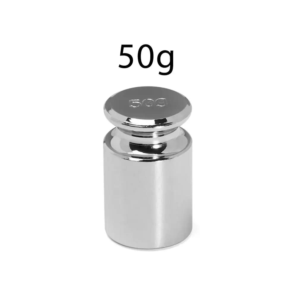 Ensemble de peses de calibration précises de 1g/2g/5g/10g/20g/50g/100g, plaqué chrome