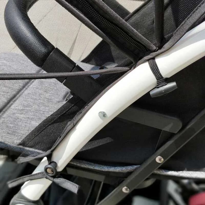 Moustiquaire pour Bébé, Double Fermeture Éclair, Pliable et Facile à Utiliser en Voyage, pour Cybex