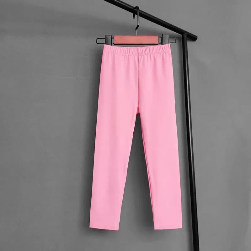 Leggings moulants solides pour enfants, pantalons pour documents, pantalons pour enfants, pantalons