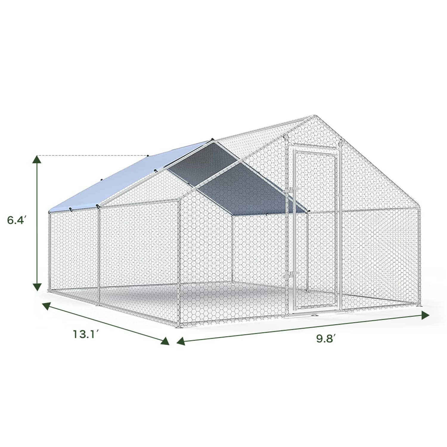 Poulailler de grande taille 4x3x2m, accessoires pour maisons de poulailler, maison de course, poulai