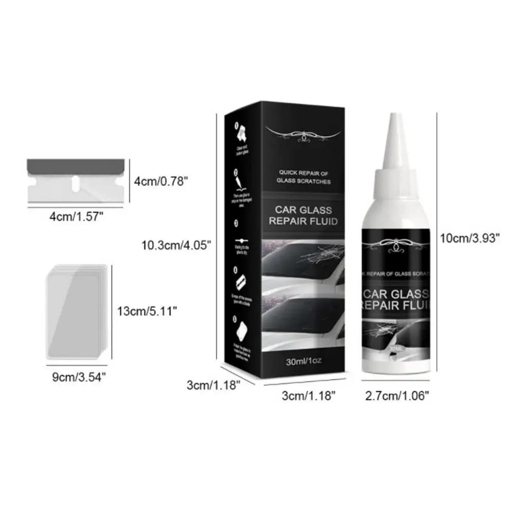 Kit de réparation de vitres fissurées, liquide de réparation de pare-brise de téléphone, fissure d'é