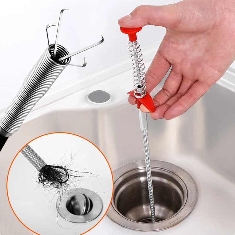 Plomberie crochet à quatre griffes drague égout toilette outil manuel toilette saisir nettoyage des