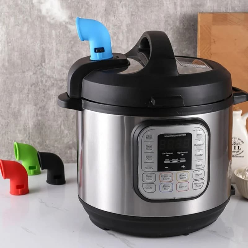 1pc autocuiseur Silicone tuyau d'échappement autocuiseur Silicone vapeur libération vanne autocuiseu