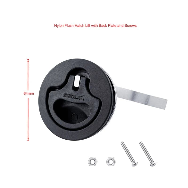 Serrure de petite taille en alliage d'aluminium, pour bateau, bateau, pour camping-car, Yacht, pont
