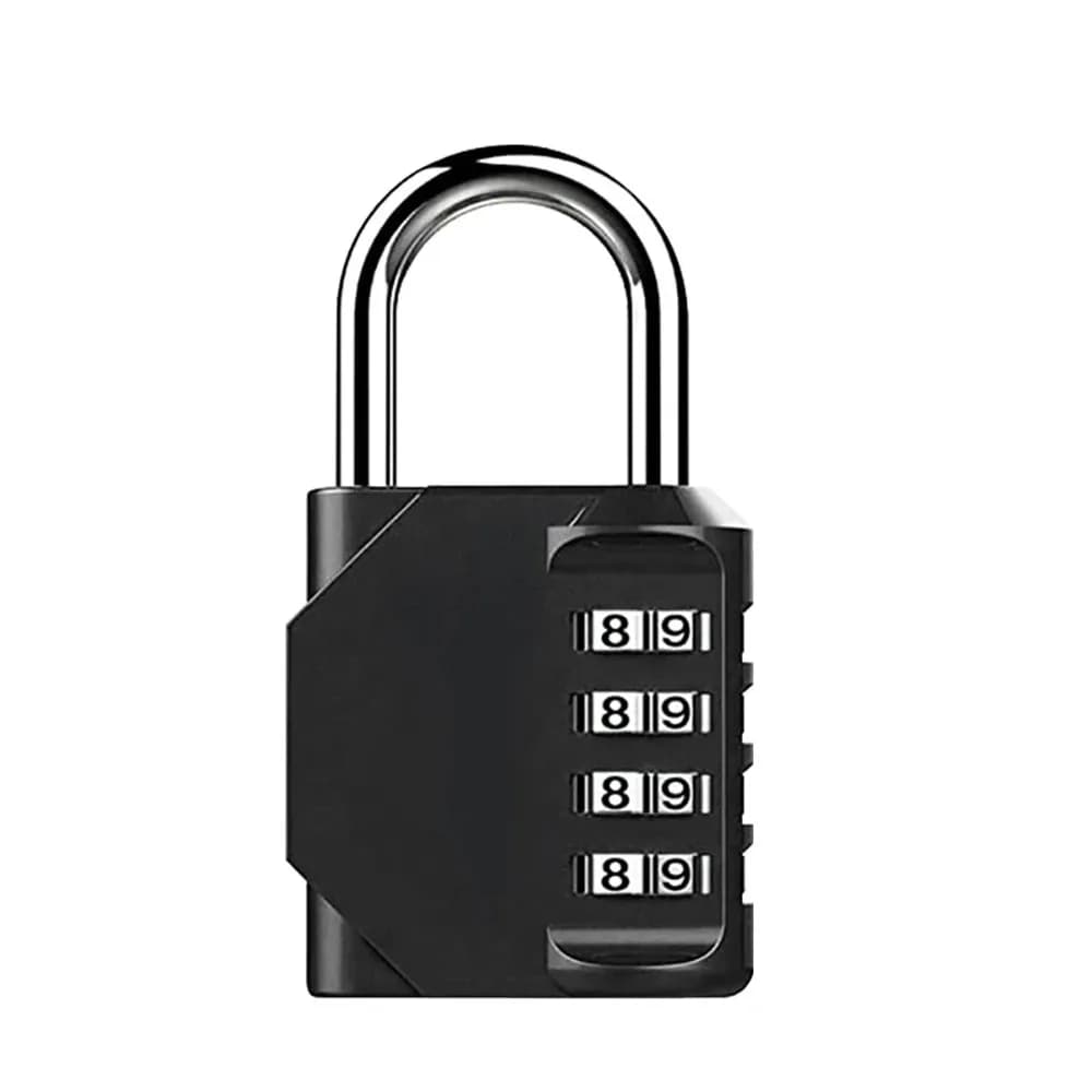 1 cadenas à combinaison réinitialisable à 4 chiffres, étanche et robuste, pour usage extérieur