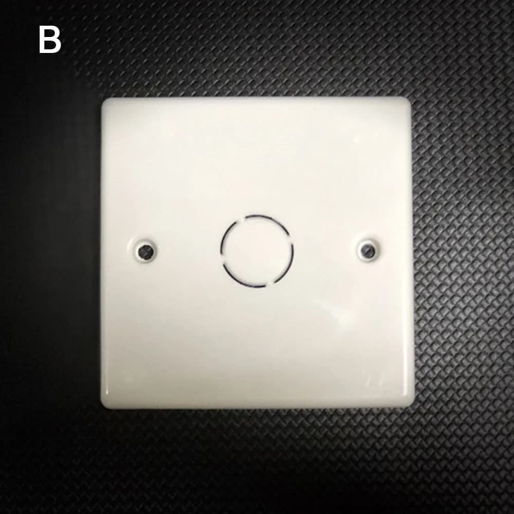 Lot de 10 caches-prises en plastique type 86, anti-poussière, installation facile, pour décoration m