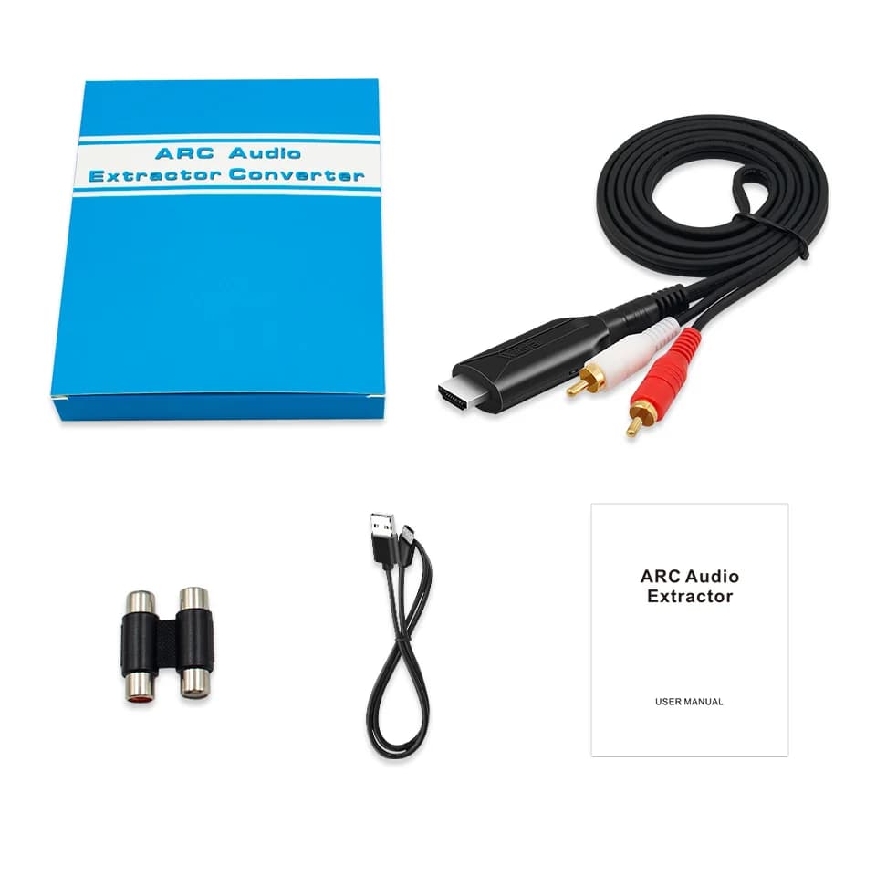 Adaptateur audio HDMI ARC 192 kHz vers 3,5 mm, câble HDMI ARC TV vers PCM/LPCM, extracteur répartite
