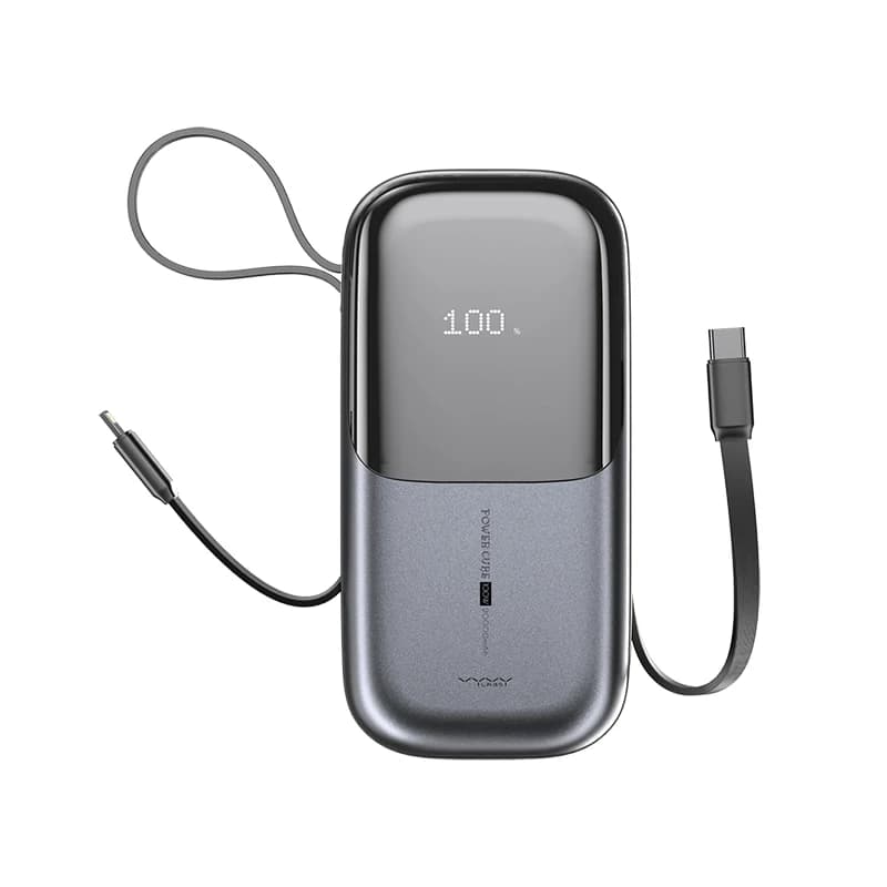 Vyvylabs-Batterie externe portable Power Lite, batterie à affichage numérique, 20000mAh, 65W, avec c