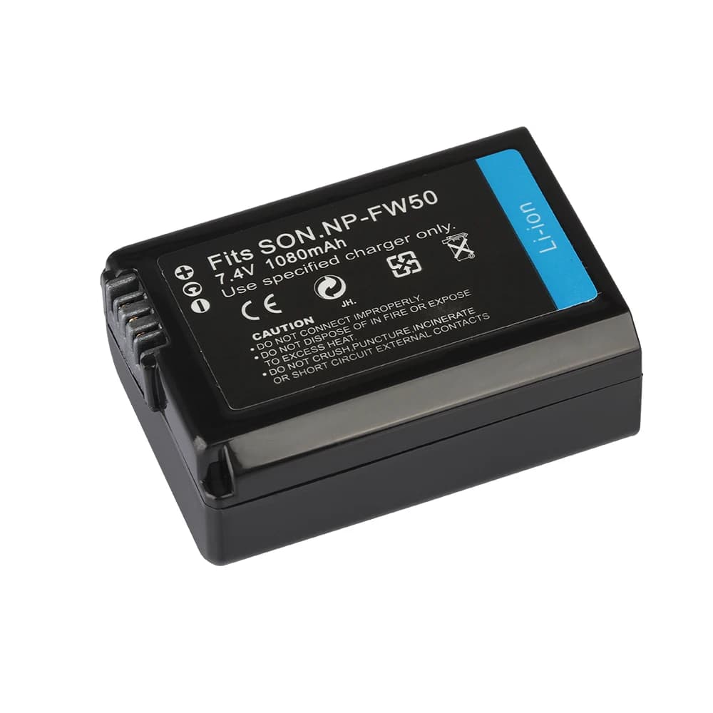 Batteries NP-FW50 NP FW50 pour Sony Alpha 7 A7 A7RII 7R A7R A3000 A5000 A6000 A6100 A6500 A6300 Batt