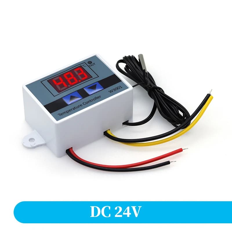 Thermostat régulateur de température numérique W3001, 110V 220V 12V 24V, Thermostat régulateur de te