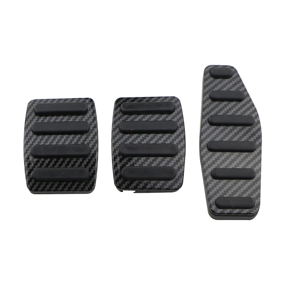 Couvercle de pédale de voiture noir en Fiber de carbone, pour Suzuki Jimny JB74 JB64 2019 2020 2021