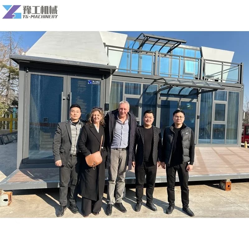 Maison de conteneur préfabriquée, approbation CE, maison pliante extensible préfabriquée, maison pli
