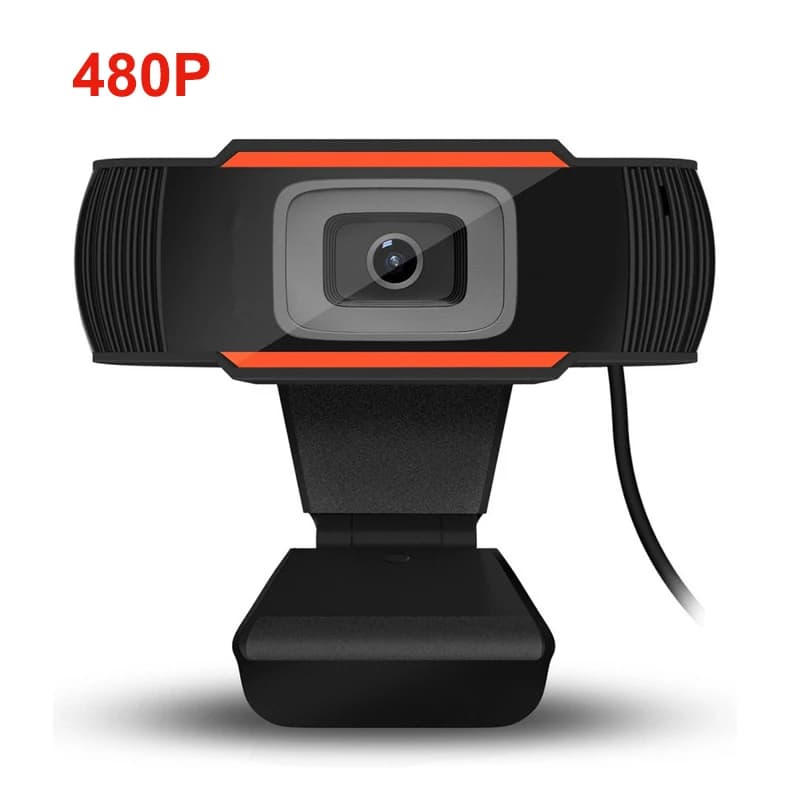 Webcam 1080P Full HD USB caméra Web avec Microphone USB Plug And Play appel vidéo Web Cam pour PC or